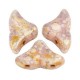 Les perles par Puca® Hélios kralen Opaque mix rose/gold ceramic look 03000/15695